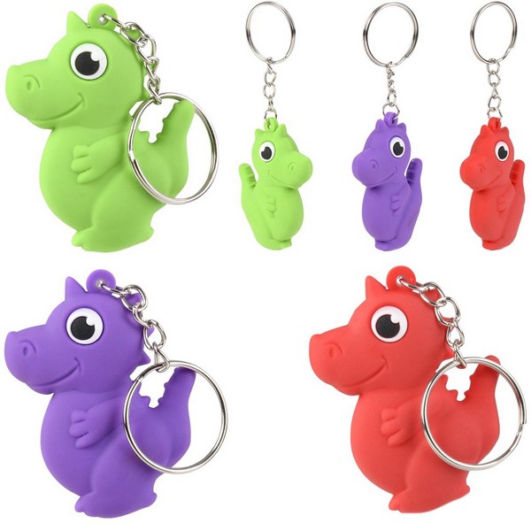 dinosaur keychain plush