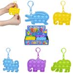 KR31610 Zoo Animal Bubble Poppers Clip On