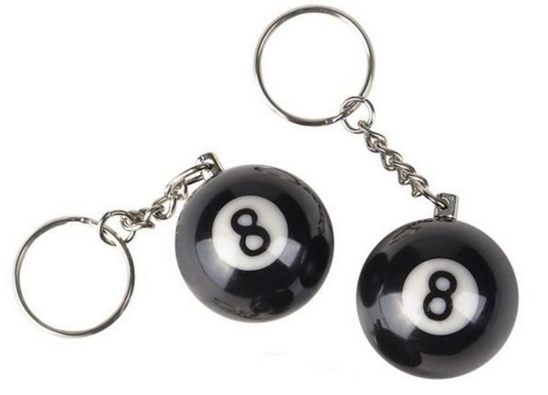 KR76689 Eight Ball Key Chain