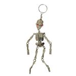 KR85049 Skeleton Keychain With Rhinestone Eyes