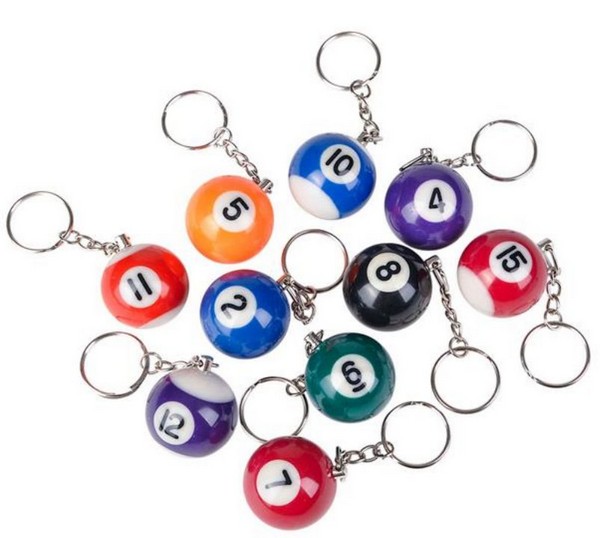 KR90456 Pool Ball Key Chain