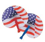 ZR21600 Stars And Stripes Folding Fan