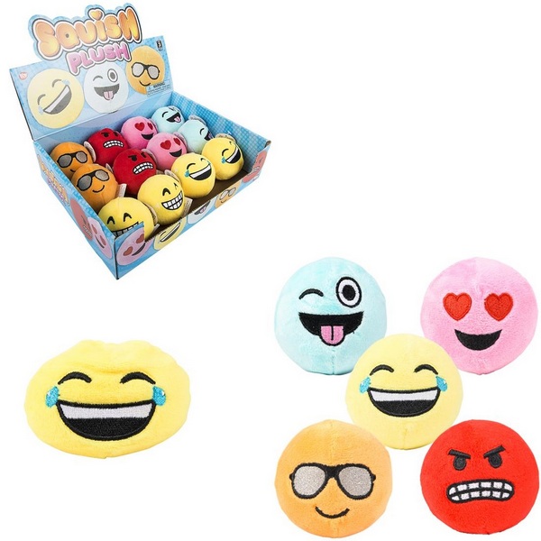 PR01958 Squish Plush Emoticons