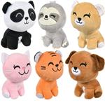 PR95308 Kawaii Animal Plush Assortment 6"