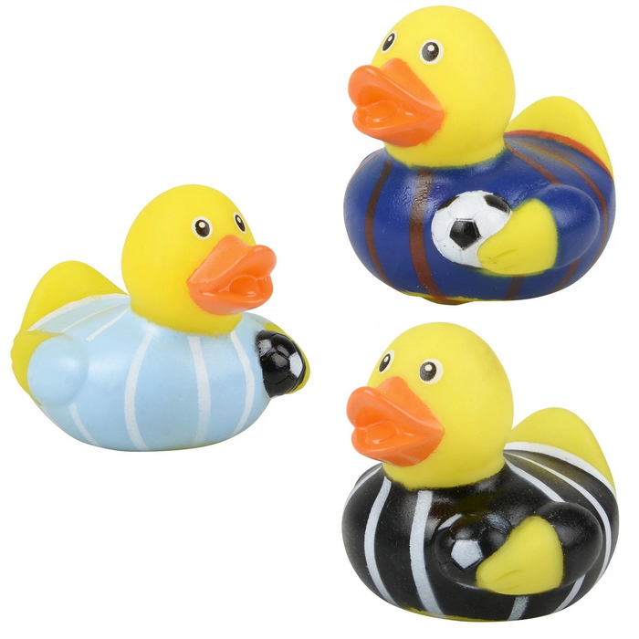 TR80877 Soccer Rubber Ducky