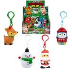 ZR73467 Light-Up Christmas Backpack Clip On 2.5"