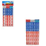 SR12403 USA Flag Pencils