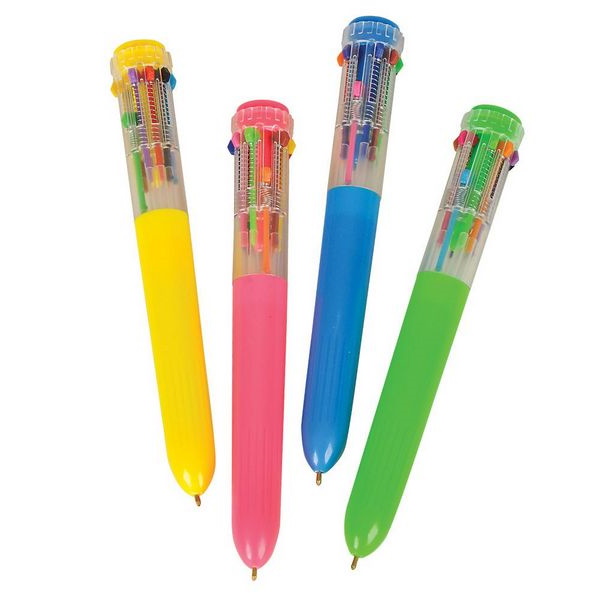 SR61531 Shuttle Pen With 10 Colors