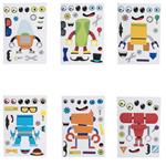 SR96469 Make A Robot Character Stickers
