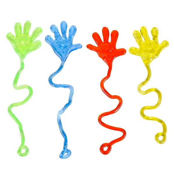 Wholesale 2pc Sticky Grabber Hand Playset MULTICOLOR