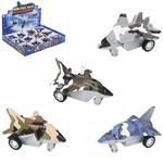 TR29624 Mini Die-cast Pull Back Camouflage Fighter Jet