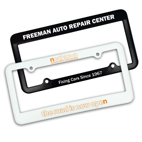 https://blgiftsimports.com/images/auto_thmbnl/Custom%20Imprinted/Automotive%20and%20Tools/2019/HA40001-2Hole-License-Plate-Frames_large.jpg