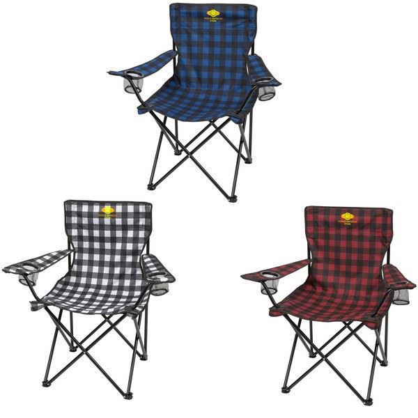 HH7051 Custom Imprinted Northwoods Folding Chair With Carrying