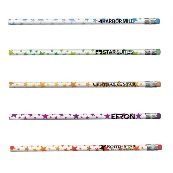 SA20551 Mood Pencil with Matching Colored Eraser And Custom Imprint