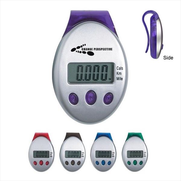 NH4016 Deluxe Multi-Function Pedometer With Custom Imprint