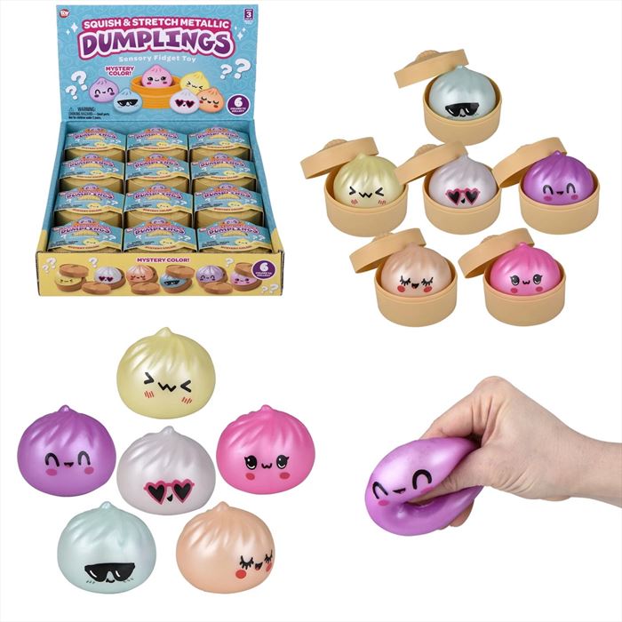 TR52473 Squish And Stretch Metallic Surprise Dumplings  2"