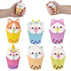 TR53964 Squish Bubble Tea Animal 3.25