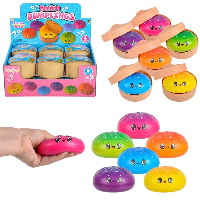 TR54552 Squish Surprise Foam Two-Tone Dumplings 3.5"