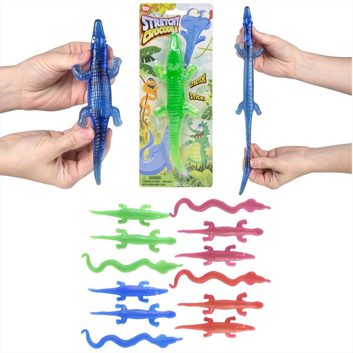 TR76321 Sticky And Stretchy Reptile Assortment 8"