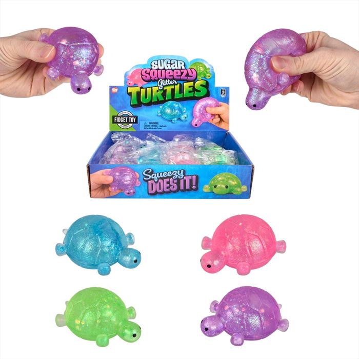 TR99511 Squeezy Sparkle Sugar Turtle 3"