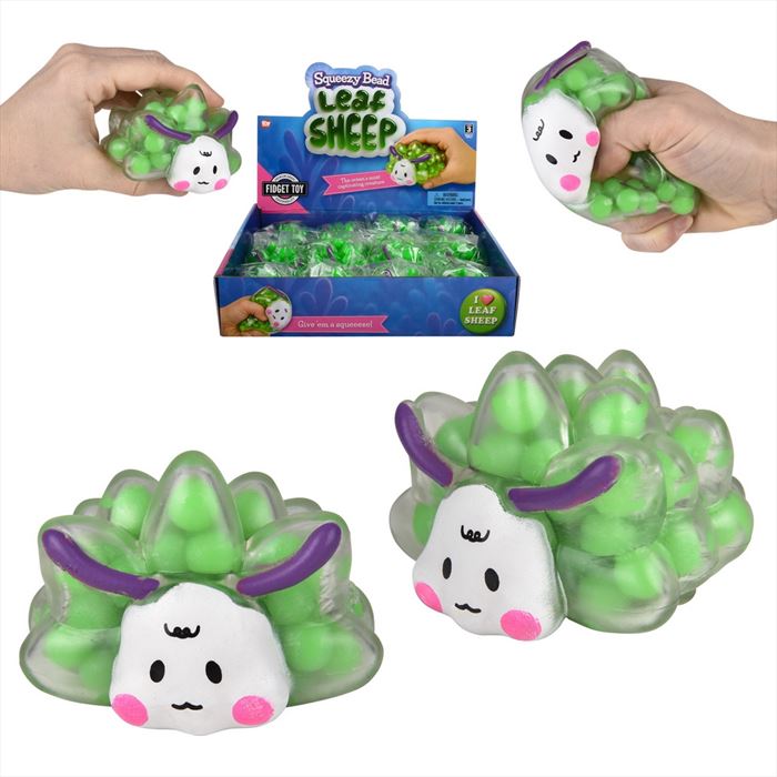TR99849 Squeeze Bead Leaf Sheep  3" 