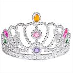 AR09646 Rhinestone Tiara Crown