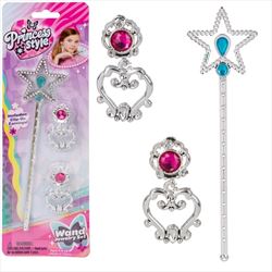 TR77502 Pretend Play Princess Wand Jewelry Set