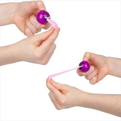 TR41674 Stretch Tongue Silly Face Ball 1 1/4