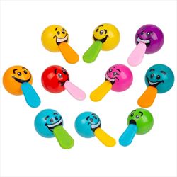 TR41674 Stretch Tongue Silly Face Ball 1 1/4