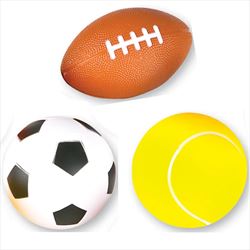 TR45965 3.5 Foam Sports Ball Assortment