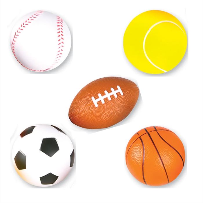 TR45965 3.5" Foam Sports Ball Assortment