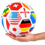 TR55516 World Flag Regulation Soccer Ball Size 5