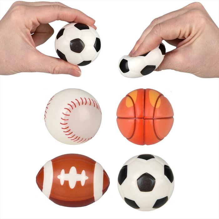 TR97401 Micro Squish Sports Ball Assortment 2"
