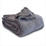 HB8200 Frosted Sherpa Blanket