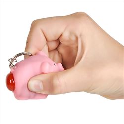 KR32746 Naughty Pig Keychain