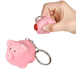 KR32746 Naughty Pig Keychain