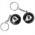 KR76689 Eight Ball Key Chain