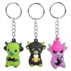 KR99245 Highland Cow Keychains