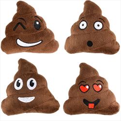 PR32894 Plush Emoticon Poop