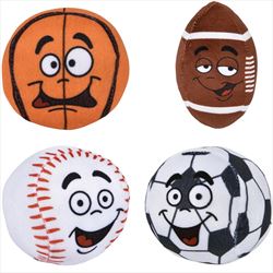 PR55241 Plush Sports Ball Assortment