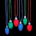 ZR12278 Light-Up Christmas Bulb Necklace