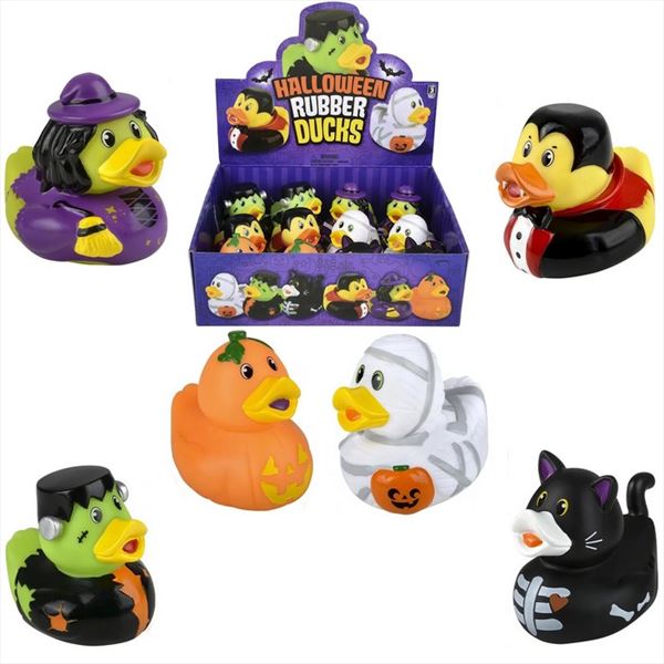 ZR58211 Halloween Rubber Duckies 3.5"