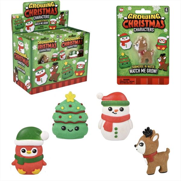 ZR72804 Christmas Growing Characters 2"