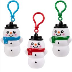 ZR74006 Light-Up Snowman Backpack Clip On 3