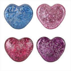 ZR76505 Squeezy Sparkle Sugar Heart  2.5
