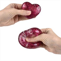 ZR76505 Squeezy Sparkle Sugar Heart  2.5