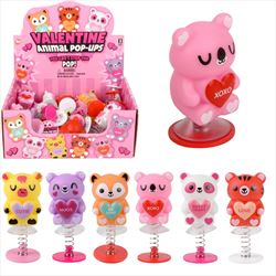ZR86566 Valentines Day Animal Pop-Ups  2 3/4