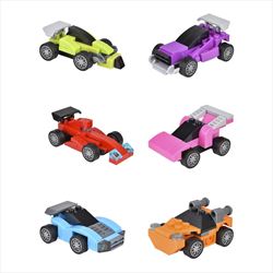TR42418 Building Block Pull Back Race Car