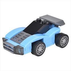 TR42418 Building Block Pull Back Race Car