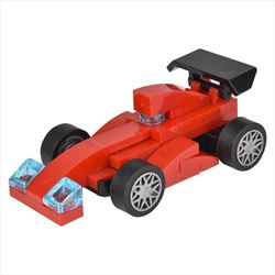 TR42418 Building Block Pull Back Race Car